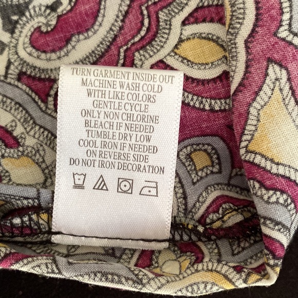 Pattern bohemian dress three-quarter length sleeves - Picture 6 of 6